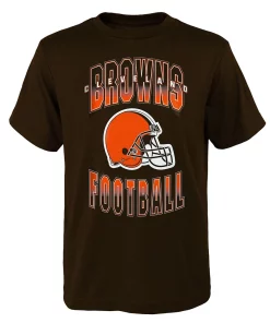 Youth Brown Cleveland Browns Forward Progress T-Shirt