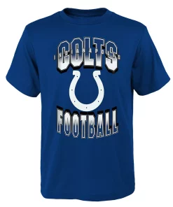 Youth Royal Indianapolis Colts Forward Progress T-Shirt