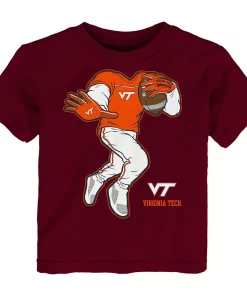 Toddler Maroon Virginia Tech Hokies Stiff Arm T-Shirt
