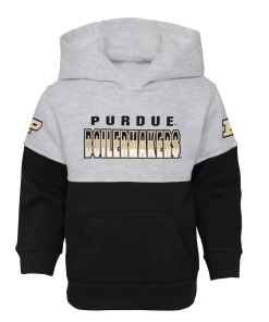 Toddler Heather Gray/Black Purdue Boilermakers Playmaker Pullover Hoodie & Pants Set -MLB Shop 5982434 ALT2