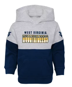 Toddler Heather Gray/Navy West Virginia Mountaineers Playmaker Pullover Hoodie & Pants Set -MLB Shop 5982676 ALT2