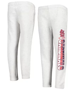 Youth Ash St. Louis Cardinals Game Time Fleece Pants