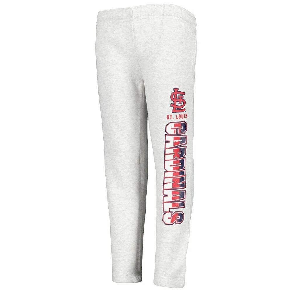 Youth Ash St. Louis Cardinals Game Time Fleece Pants 3 Youth Ash St. Louis Cardinals Game Time Fleece Pants - Image 3