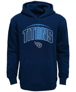 Toddler Navy/Heather Gray Tennessee Titans Double-Up Pullover Hoodie & Pants Set -MLB Shop 5993603 ALT2