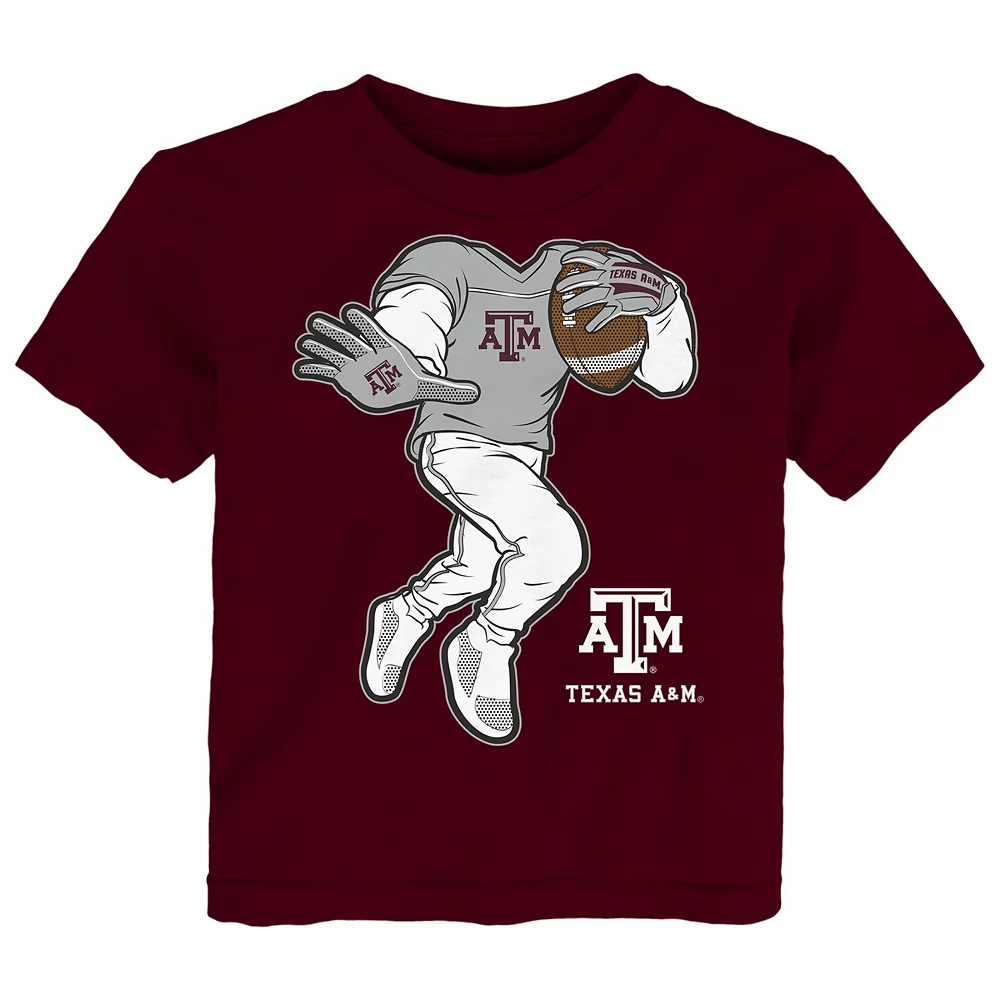 Toddler Maroon Texas A&M Aggies Stiff Arm T-Shirt 1 Toddler Maroon Texas A&M Aggies Stiff Arm T-Shirt