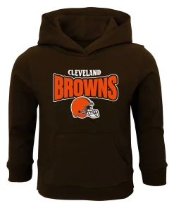 Toddler Brown Cleveland Browns Draft Pick Pullover Hoodie