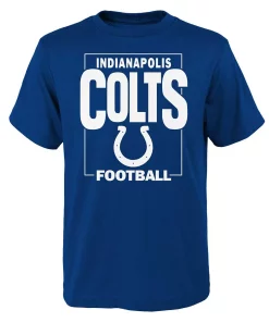 Youth Royal Indianapolis Colts Coin Toss T-Shirt