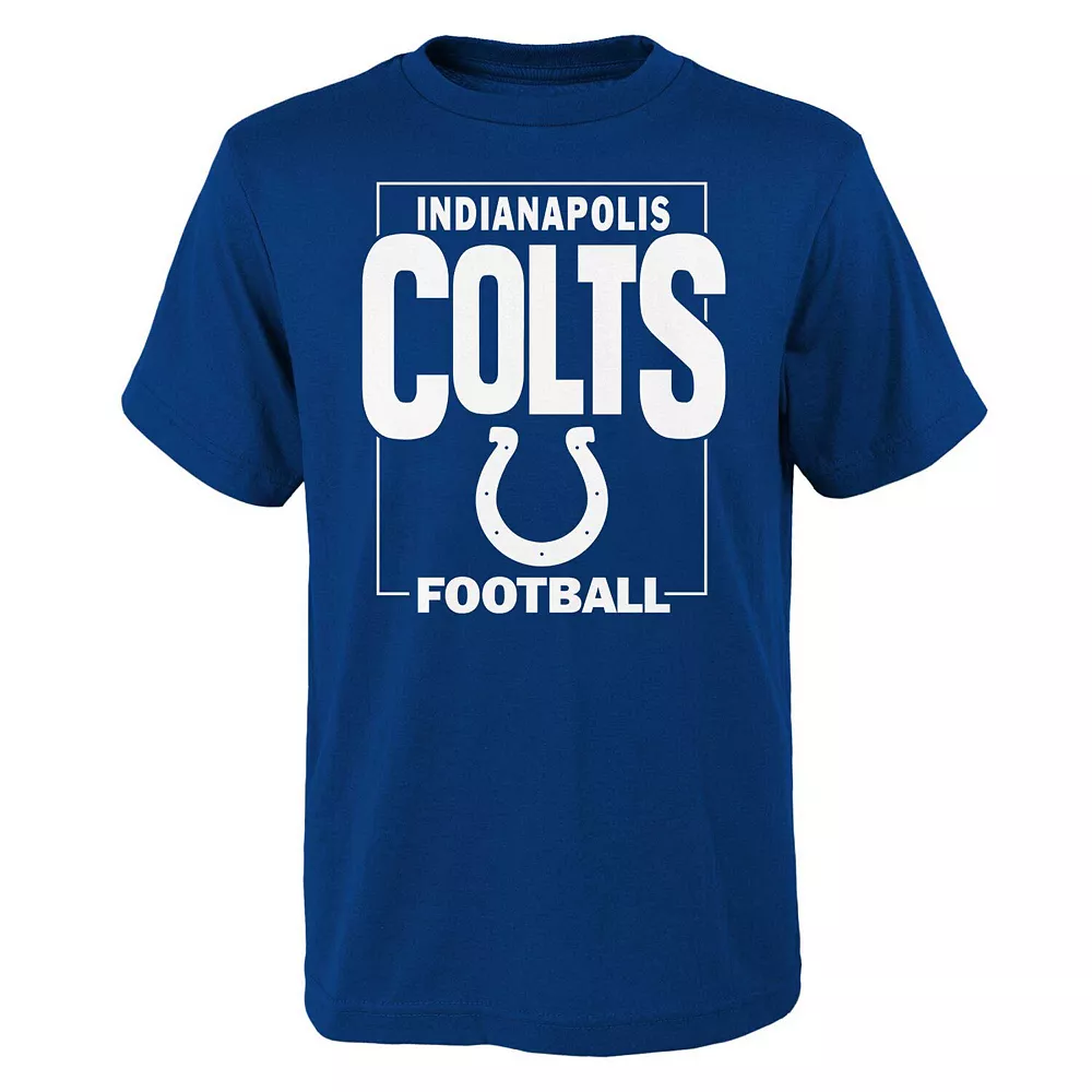 Youth Royal Indianapolis Colts Coin Toss T-Shirt 1 Youth Royal Indianapolis Colts Coin Toss T-Shirt