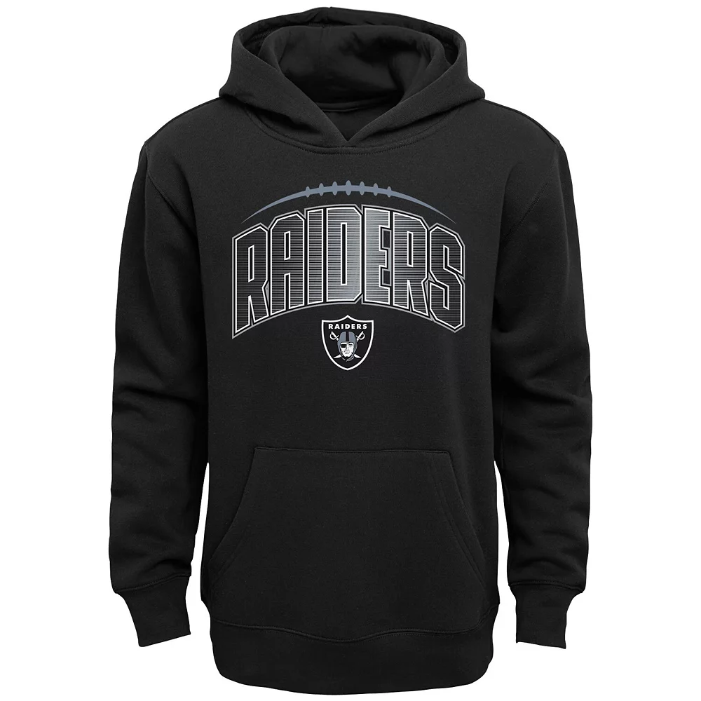 Toddler Black/Heather Gray Las Vegas Raiders Double-Up Pullover Hoodie & Pants Set 3 Toddler Black/Heather Gray Las Vegas Raiders Double-Up Pullover Hoodie & Pants Set - Image 3