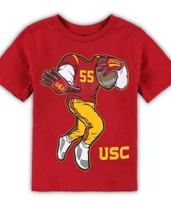 Toddler Cardinal USC Trojans Stiff Arm T-Shirt