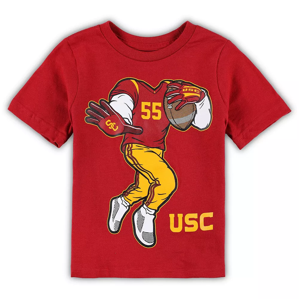 Toddler Cardinal USC Trojans Stiff Arm T-Shirt 1 Toddler Cardinal USC Trojans Stiff Arm T-Shirt