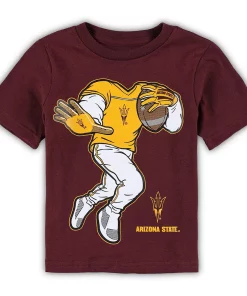 Toddler Maroon Arizona State Sun Devils Stiff Arm T-Shirt