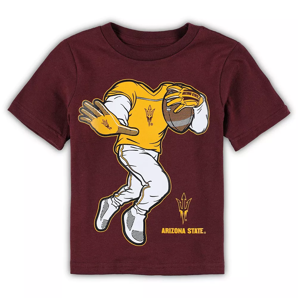 Toddler Maroon Arizona State Sun Devils Stiff Arm T-Shirt 1 Toddler Maroon Arizona State Sun Devils Stiff Arm T-Shirt