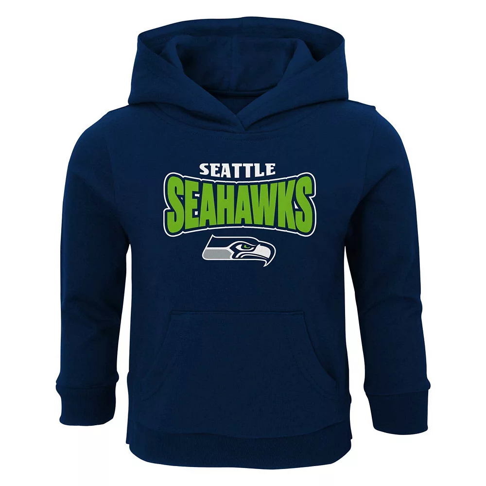 Toddler College Navy Seattle Seahawks Draft Pick Pullover Hoodie 1 Toddler College Navy Seattle Seahawks Draft Pick Pullover Hoodie