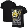 Youth Black Boston Bruins Disney Donald Duck Three-Peat T-Shirt