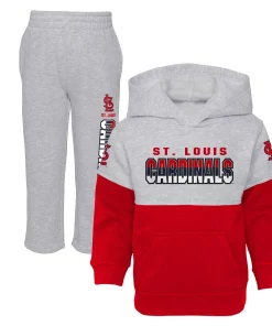 Toddler Red/Heather Gray St. Louis Cardinals Two-Piece Playmaker Set