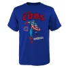 Youth Royal Chicago Cubs Team Captain America Marvel T-Shirt