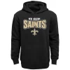 Youth Black New Orleans Saints Draft Pick Pullover Hoodie