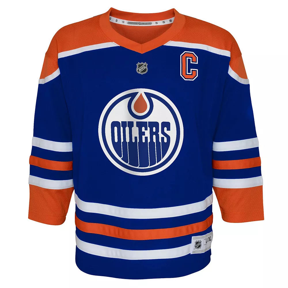 Youth Connor McDavid Royal Edmonton Oilers Home Replica Player Jersey 3 Youth Connor McDavid Royal Edmonton Oilers Home Replica Player Jersey - Image 3