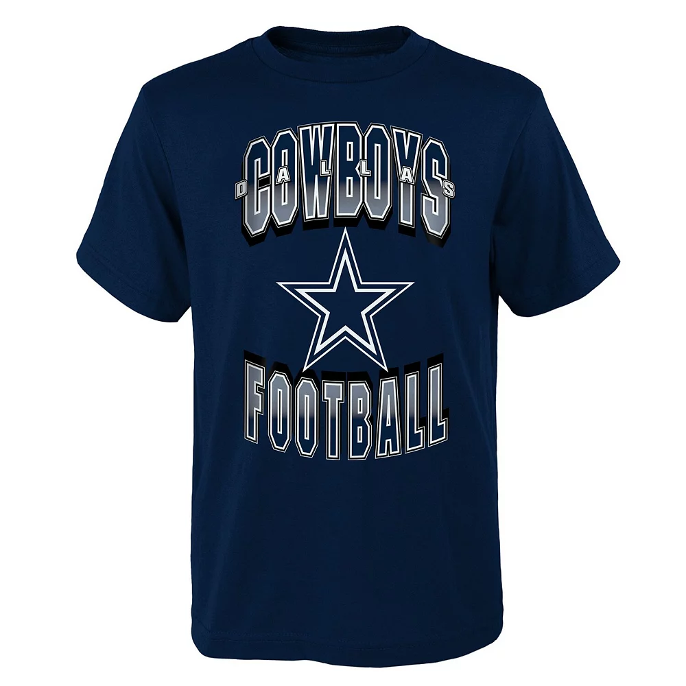 Youth Navy Dallas Cowboys Forward Progress T-Shirt 1 Youth Navy Dallas Cowboys Forward Progress T-Shirt