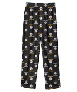 Toddler Black Pittsburgh Steelers Team Color Sleep Pants
