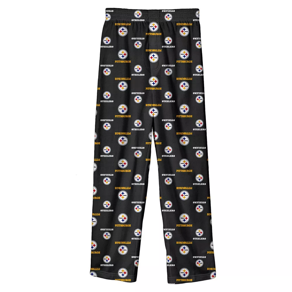 Toddler Black Pittsburgh Steelers Team Color Sleep Pants 1 Toddler Black Pittsburgh Steelers Team Color Sleep Pants