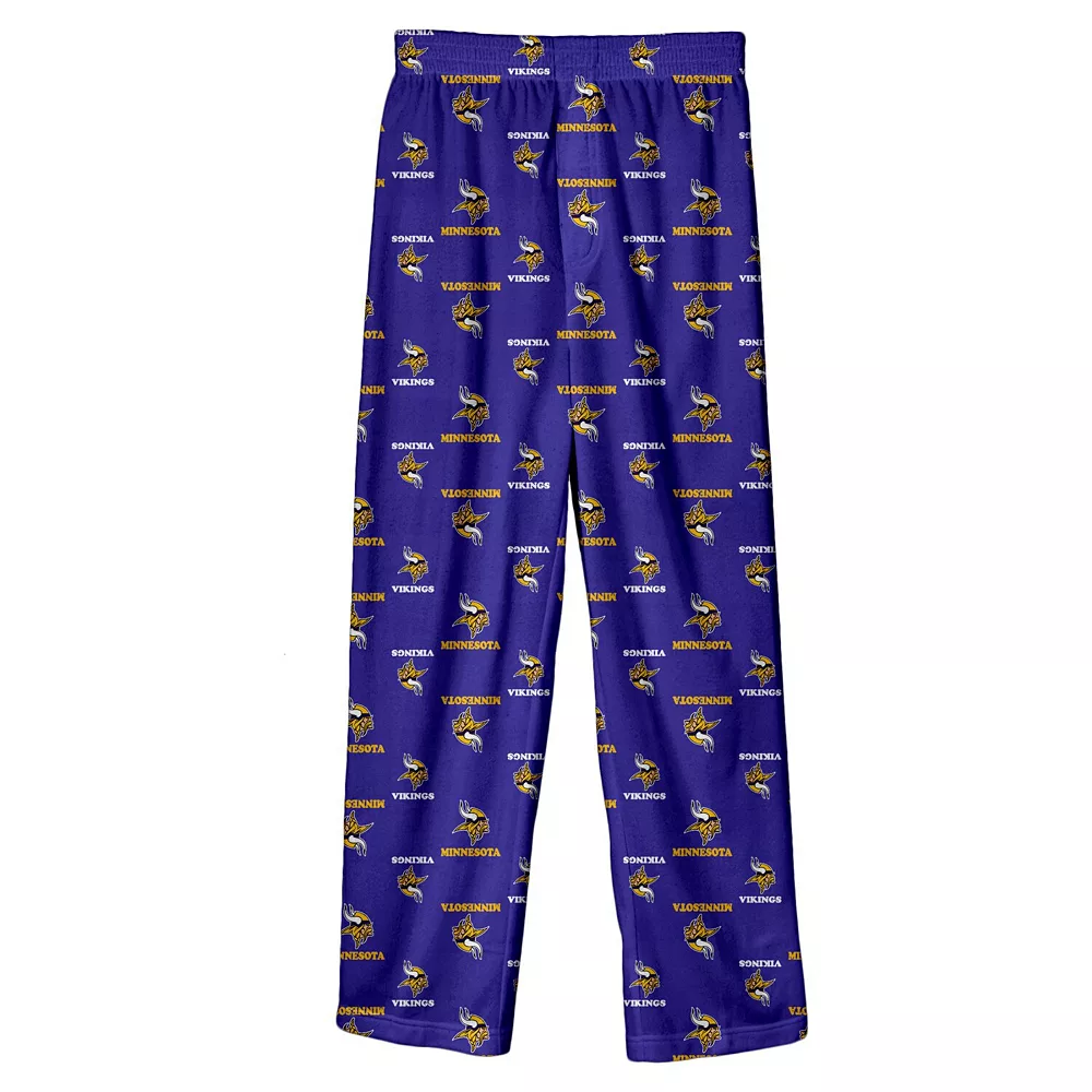 Toddler Purple Minnesota Vikings Team Color Sleep Pants 1 Toddler Purple Minnesota Vikings Team Color Sleep Pants