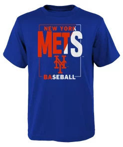 Youth Royal New York Mets Coin Toss T-Shirt