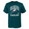 Youth Midnight Green Philadelphia Eagles Official Business T-Shirt