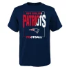 Youth Navy New England Patriots Coin Toss T-Shirt