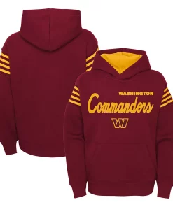 Youth Burgundy Washington Commanders The Champ Is Here Pullover Hoodie