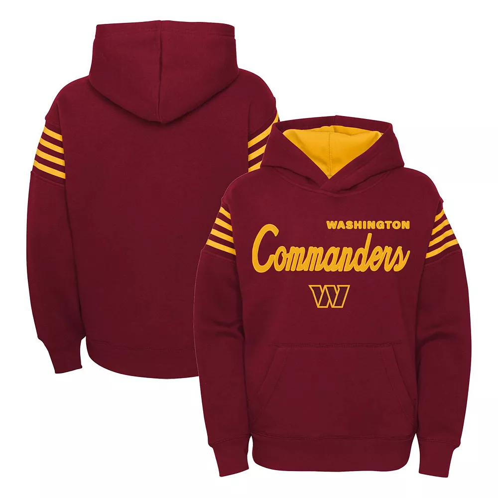 Youth Burgundy Washington Commanders The Champ Is Here Pullover Hoodie 2 Youth Burgundy Washington Commanders The Champ Is Here Pullover Hoodie - Image 2