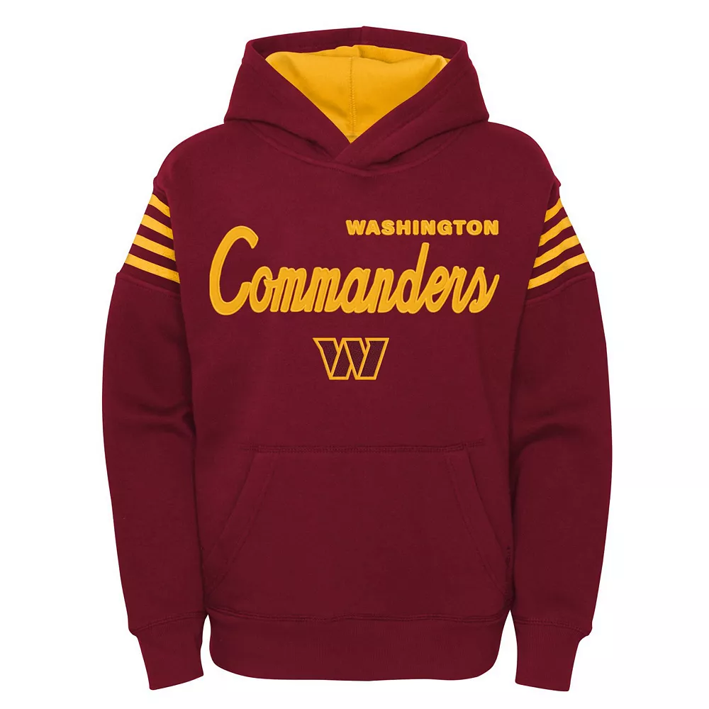 Youth Burgundy Washington Commanders The Champ Is Here Pullover Hoodie 3 Youth Burgundy Washington Commanders The Champ Is Here Pullover Hoodie - Image 3