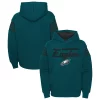 Youth Midnight Green Philadelphia Eagles The Champ Is Here Pullover Hoodie