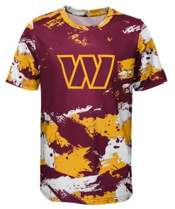 Youth Burgundy/Gold Washington Commanders Cross Pattern T-Shirt 5 Youth Burgundy/Gold Washington Commanders Cross Pattern T-Shirt -MLB Shop 6025463 ALT2