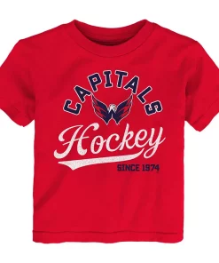 Toddler Red Washington Capitals Take the Lead T-Shirt