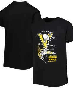Youth Black Pittsburgh Penguins Rebel Alliance T-Shirt -MLB Shop 6025673 ALT
