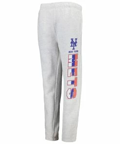 Youth Ash New York Mets Game Time Fleece Pants 5 Youth Ash New York Mets Game Time Fleece Pants -MLB Shop 6025712 ALT2