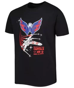 Youth Black Washington Capitals Rebel Alliance T-Shirt 5 Youth Black Washington Capitals Rebel Alliance T-Shirt -MLB Shop 6025720 ALT2
