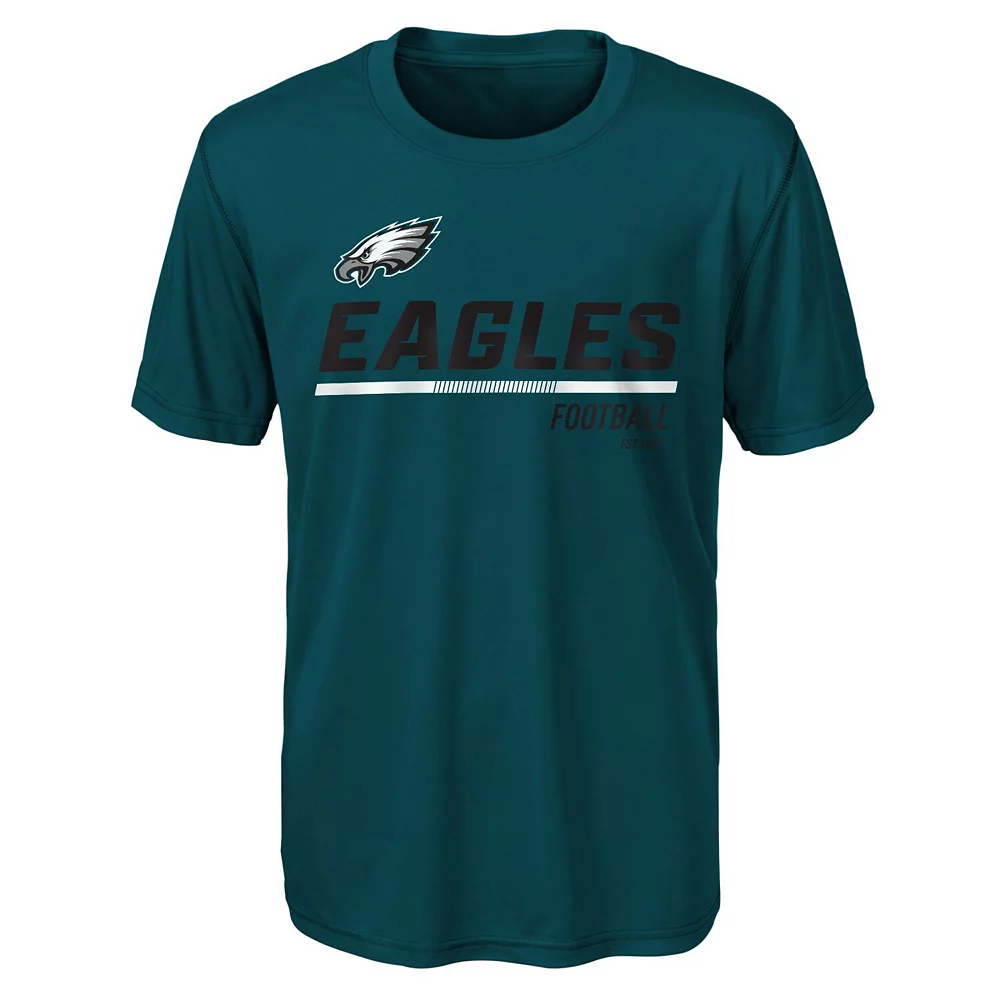 Youth Midnight Green Philadelphia Eagles Engaged T-Shirt 1 Youth Midnight Green Philadelphia Eagles Engaged T-Shirt