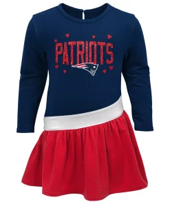 Girls Toddler Navy/Red New England Patriots Heart To Heart Jersey Tunic Dress 5 Girls Toddler Navy/Red New England Patriots Heart To Heart Jersey Tunic Dress -MLB Shop 6026426 ALT2