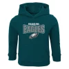 Toddler Midnight Green Philadelphia Eagles Draft Pick Pullover Hoodie