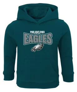 Toddler Midnight Green Philadelphia Eagles Draft Pick Pullover Hoodie