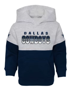 Toddler Heather Gray/Navy Dallas Cowboys Playmaker Hoodie and Pants Set -MLB Shop 6026616 ALT2