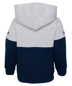 Toddler Heather Gray/Navy Dallas Cowboys Playmaker Hoodie and Pants Set -MLB Shop 6026616 ALT3