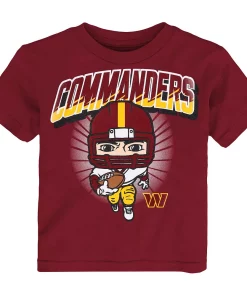 Toddler Burgundy Washington Commanders Scrappy T-Shirt
