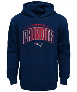 Toddler Navy/Heathered Gray New England Patriots Double-Up Pullover Hoodie & Pants Set -MLB Shop 6027933 ALT2