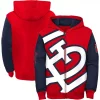 Youth Red St. Louis Cardinals Poster Board Full-Zip Hoodie