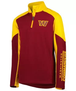 Youth Burgundy Washington Commanders Audible Quarter-Zip Jacket 5 Youth Burgundy Washington Commanders Audible Quarter-Zip Jacket -MLB Shop 6028274 ALT2