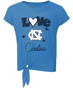 Toddler Carolina Blue/Navy North Carolina Tar Heels Forever Love Team T-Shirt & Leggings Set -MLB Shop 6028376 ALT2
